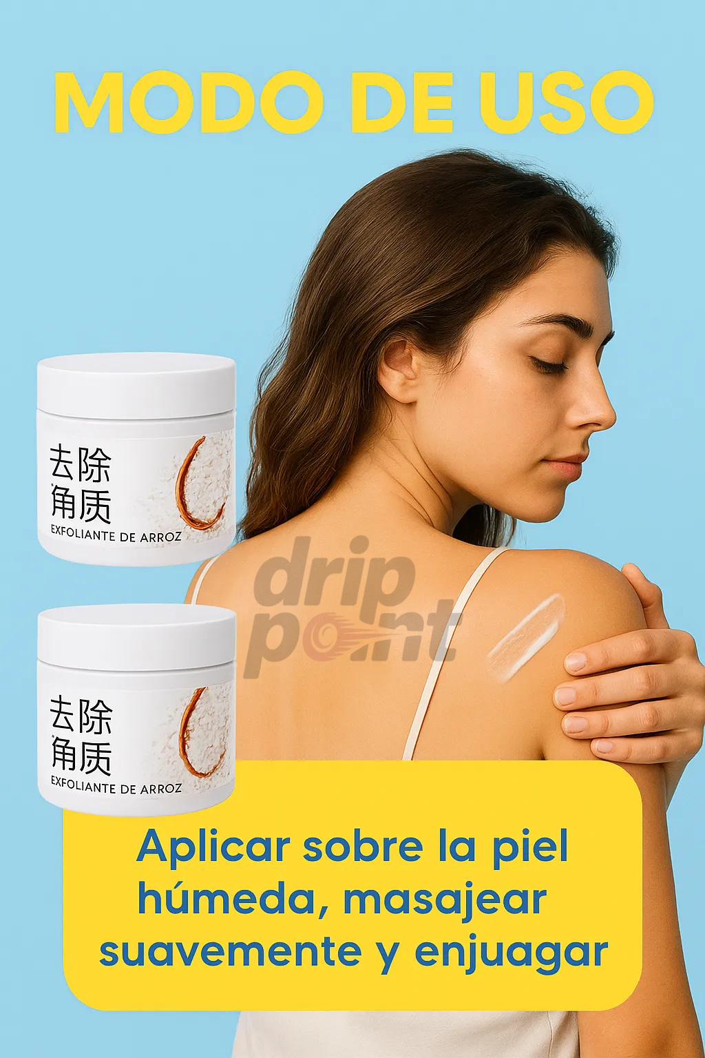 GEL EXFOLIANTE DE ARROZ BLANQUEADOR