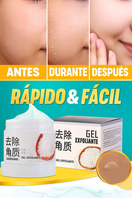 GEL EXFOLIANTE DE ARROZ BLANQUEADOR